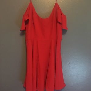 Off the shoulder dress